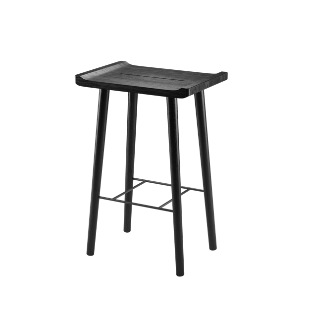 EKTA Living-Scala Bar Stool-Black-EK-SB163